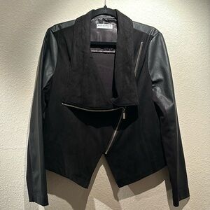 Bagatelle Collection Faux Leather/Suede Jacket